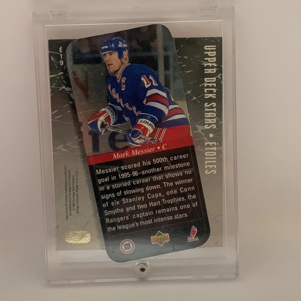 1995-96 SP Stars Mark Messier #E19 HOF (MISC3)